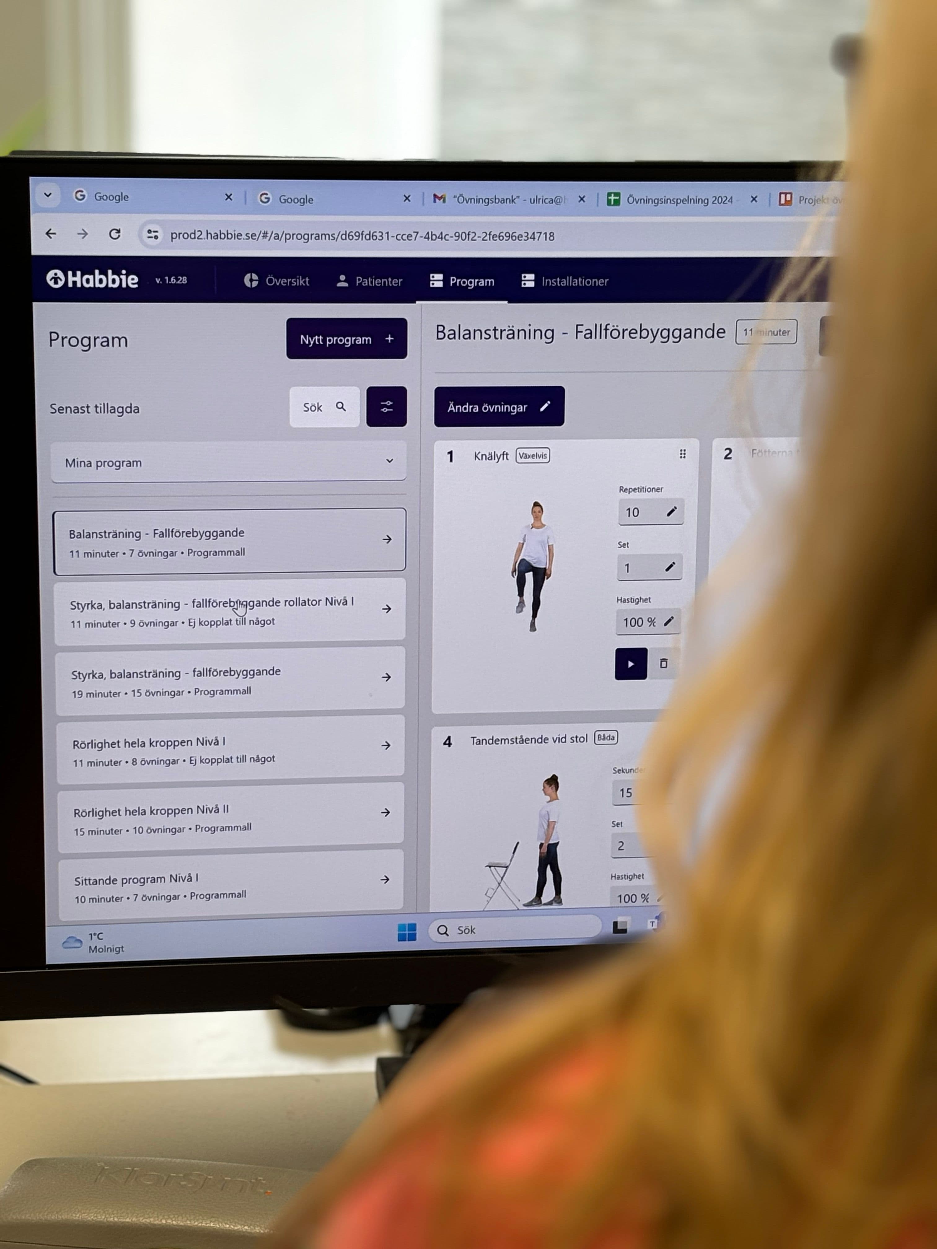 Förebyggande träning och fallprevention