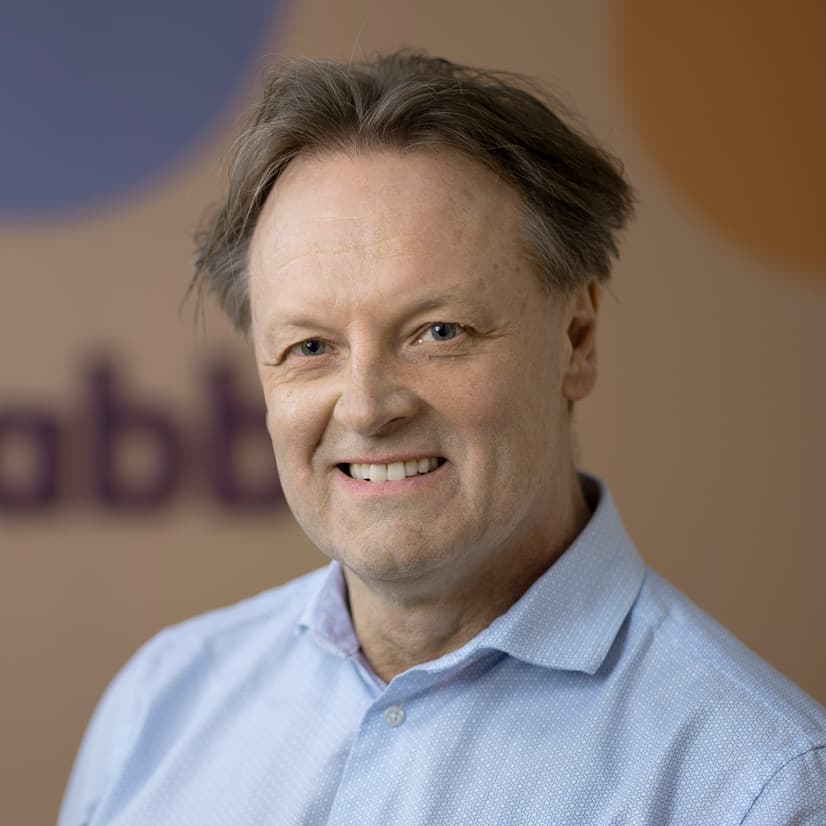 Porträtt på Jan-Eric Persson, COO på Habbie