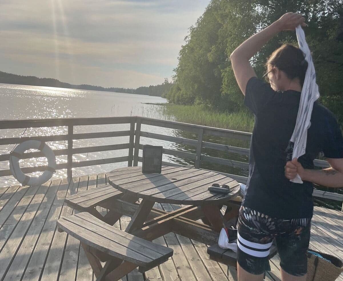 Person som är aktiv utomhus – god hälsa och välbefinnande