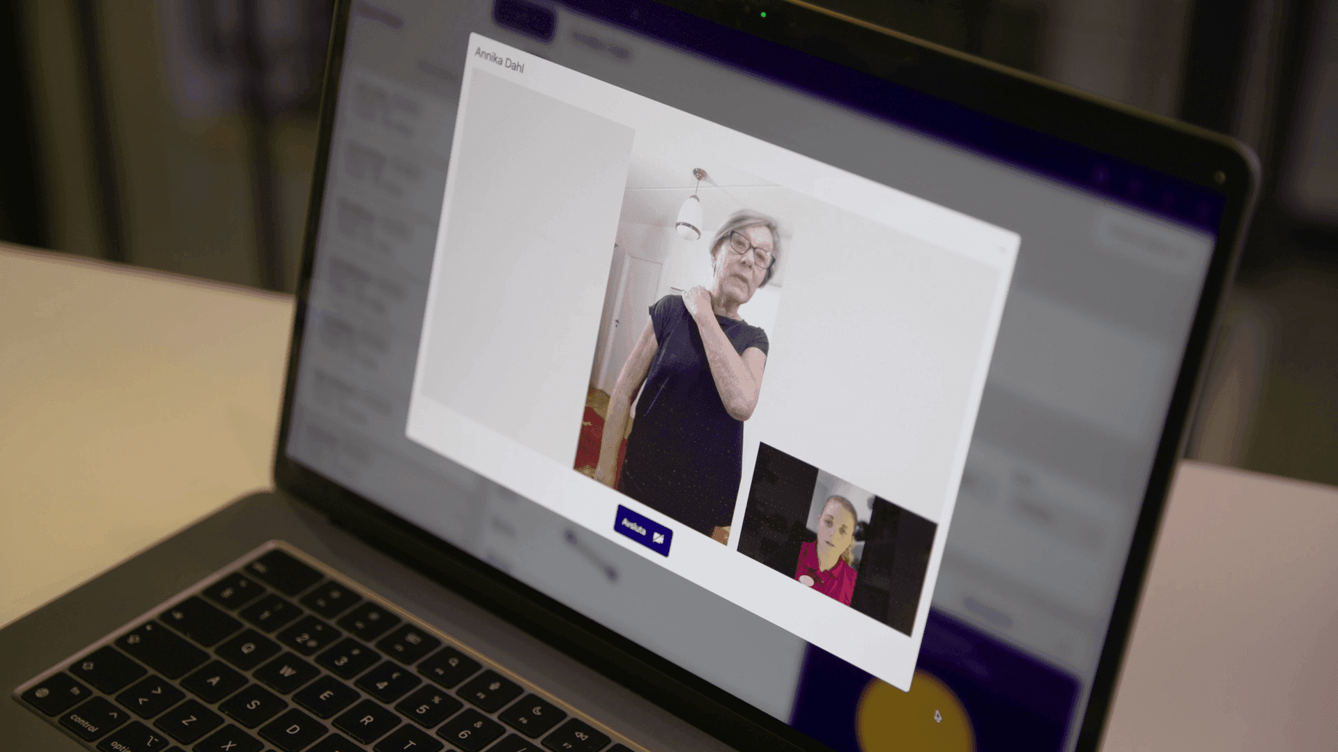 Administratörsvy i Habbie med översikt över träning
